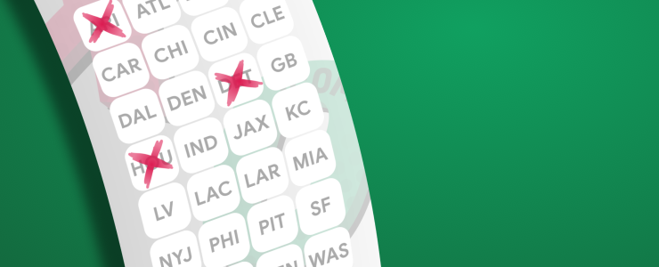 An image showing a playslip with draw days selected